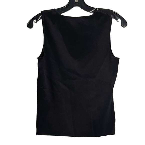 Vintage Cable & Gauge black fitted ribbed sleeveless tank top - Picture 7 of 9